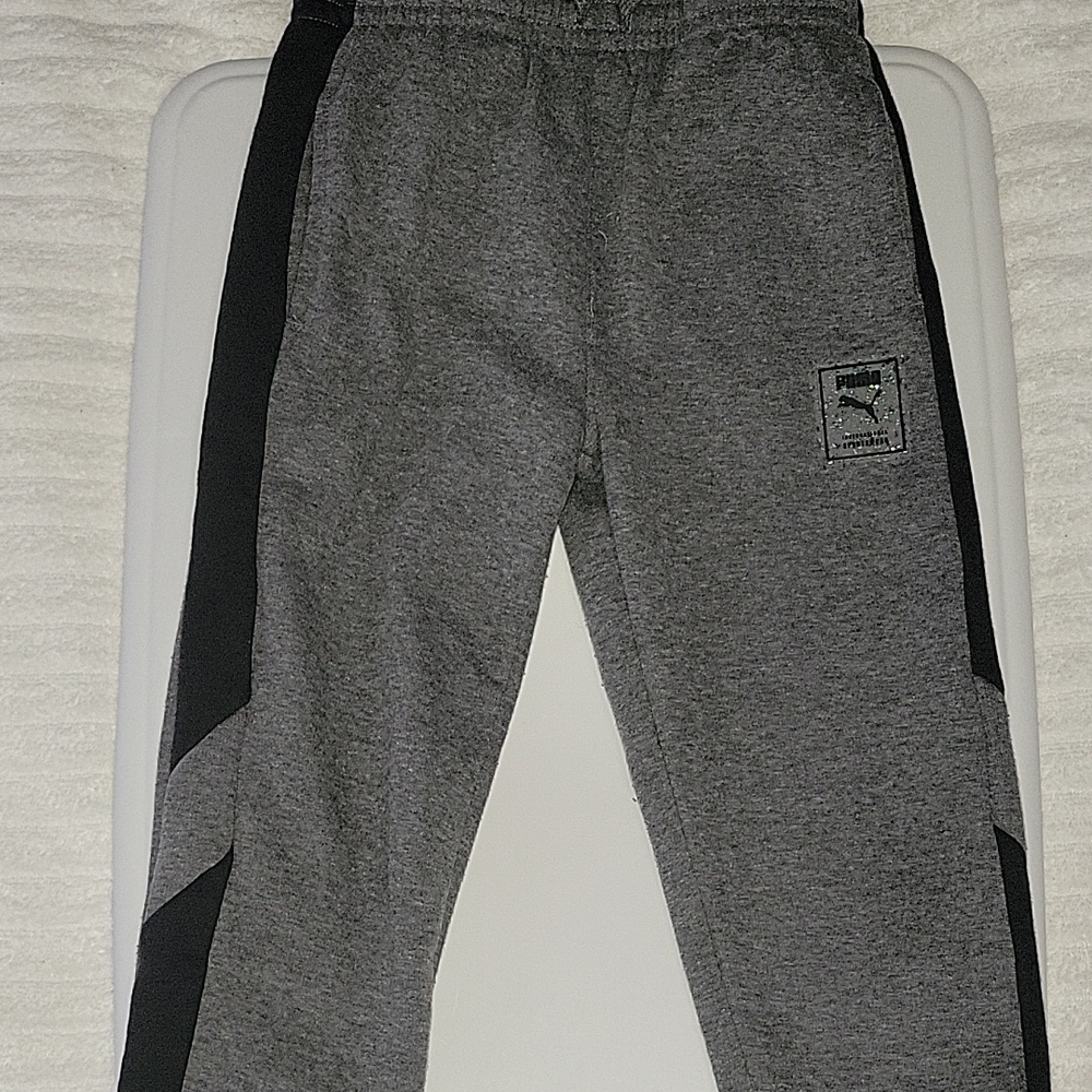 Puma Kids Grey Track Pants